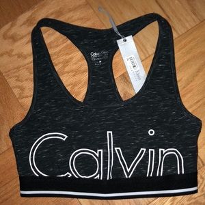 Calvin Klein performance logo sports bra